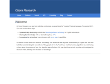 Tablet Screenshot of ozoraresearch.com